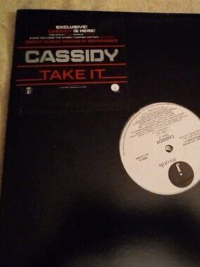 Cassidy Take It Hold Dat Vinal Record Promo Never Played record shop dead stock